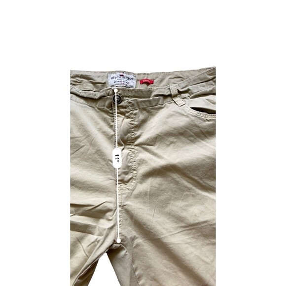 Ditch Plains Mens Stretch Cargo Shorts Size 40 Khaki Outdoors Utility Workwear - Picture 9 of 13